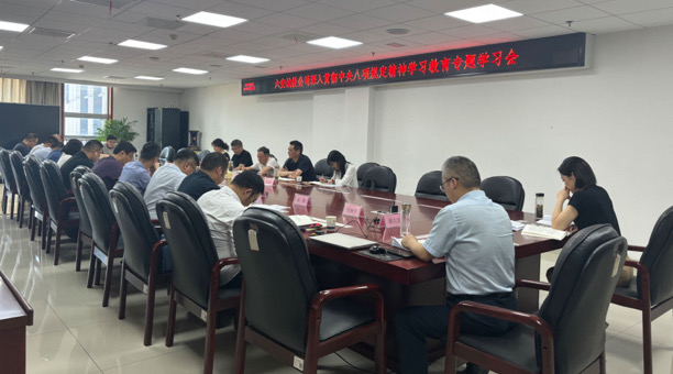 市城投公司召開深入貫徹中央八項規(guī)定精神學(xué)習(xí)教育專題學(xué)習(xí)會